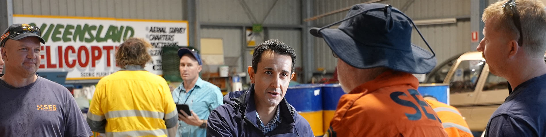 Premier thanks SES and emergency volunteers in Queensland.