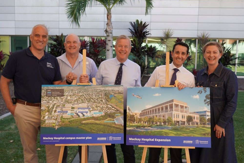 Delivering the Mackay Base Hospital Expansion with the release of the masterplan for the upgrade.