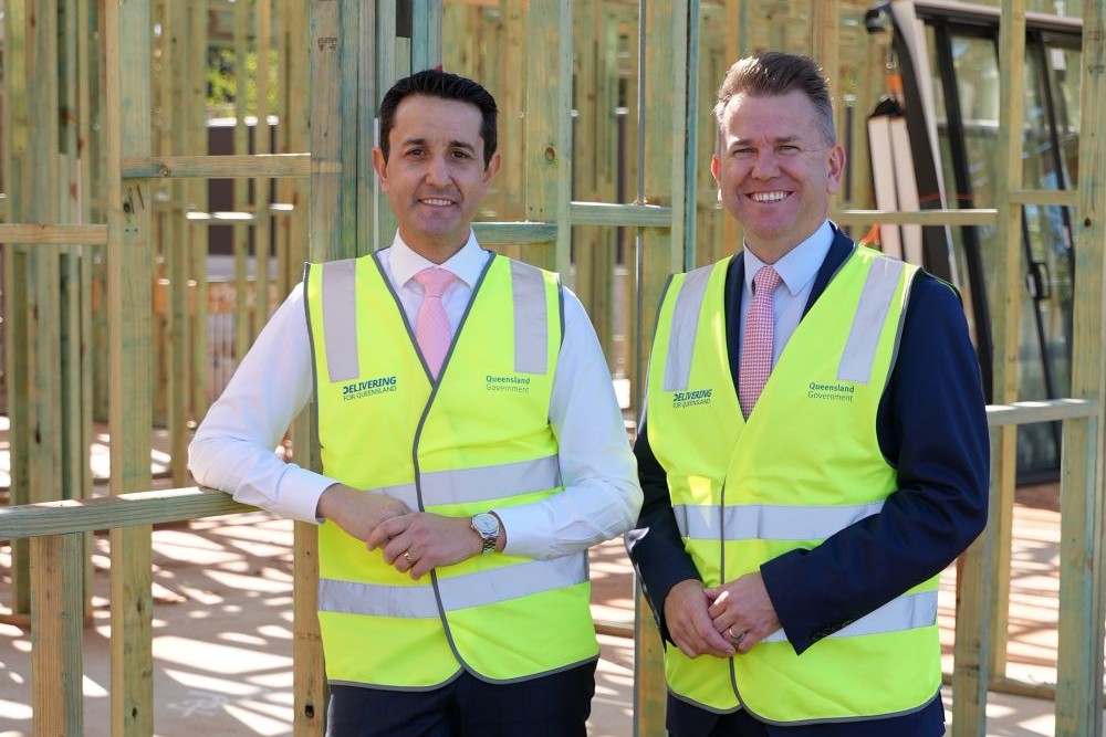 A record 50,000 homes under construction in Queensland for the first time on record.