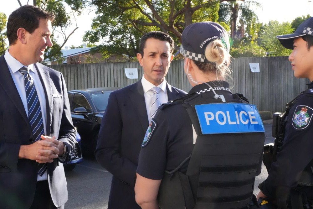 Premier David Crisafulli, Police Minister Dan Purdie and Queensland Police Service deliver record reduction in stolen cars.