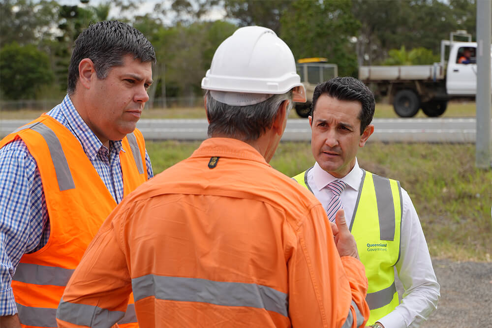 Work has officially begun at Maryborough&rsquo;s notorious Walker Street-Bruce Highway intersection